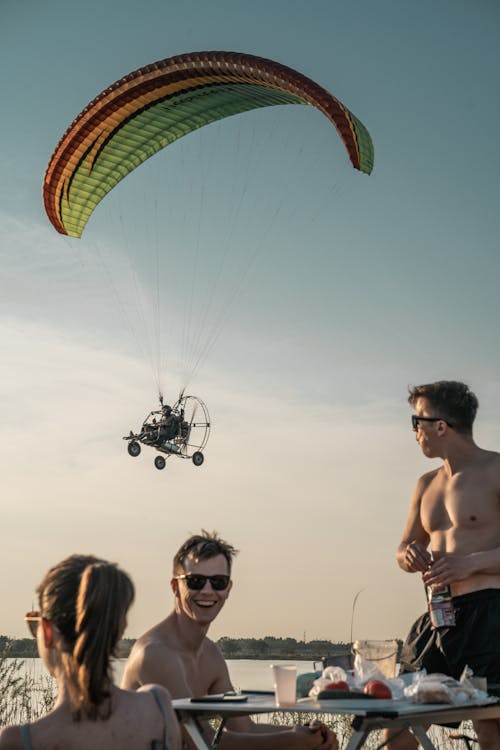 休閒, 假期, 動力滑翔傘 的 免費圖庫相片