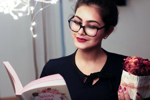 Woman Holding Book