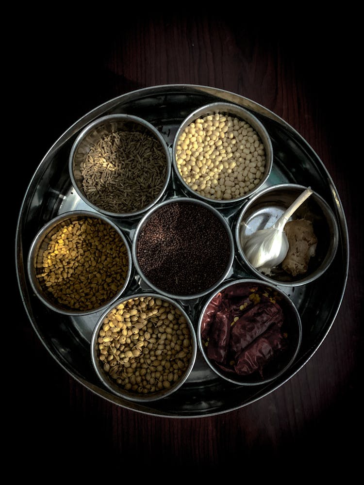 Spices In Containers