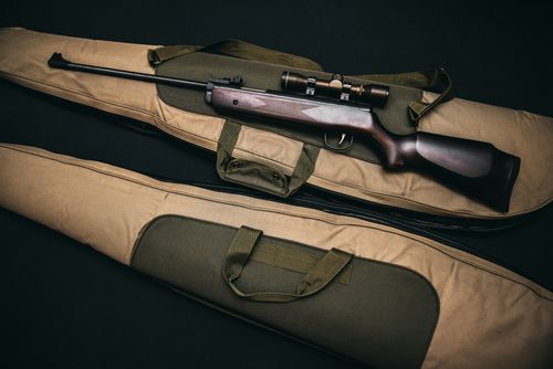 Rifle and scope detail