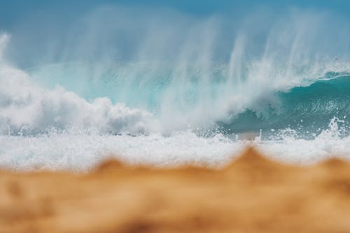 Gratis lagerfoto af bølger, hav, lavvinkelskud