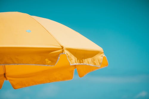 Yellow Beach Umbrella 
