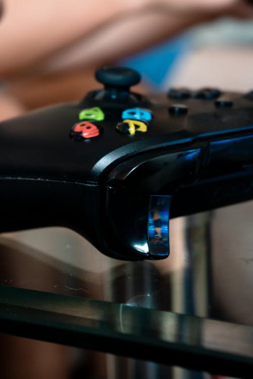 Close Up Shot of an Xbox Controller 