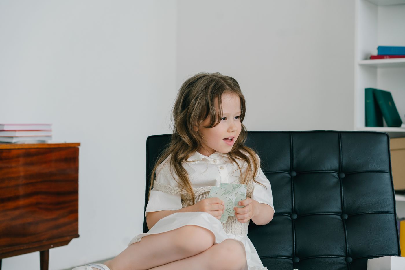 Simple calm-down choice cards for children