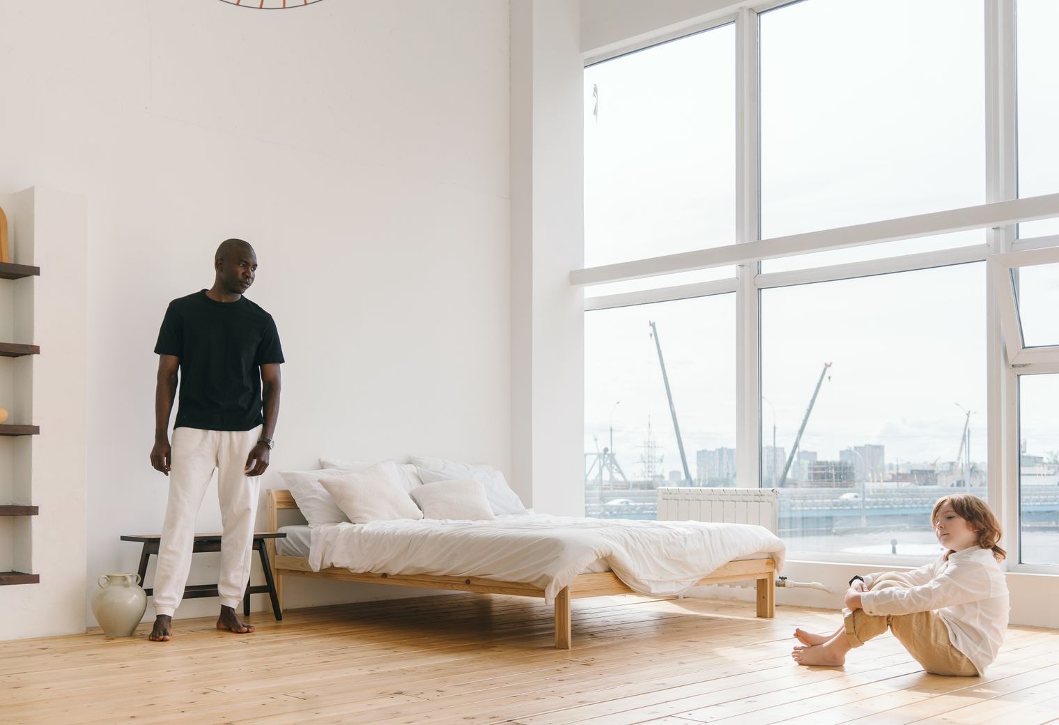 Hockwold cum Wilton — professional movers carrying furniture on a house move