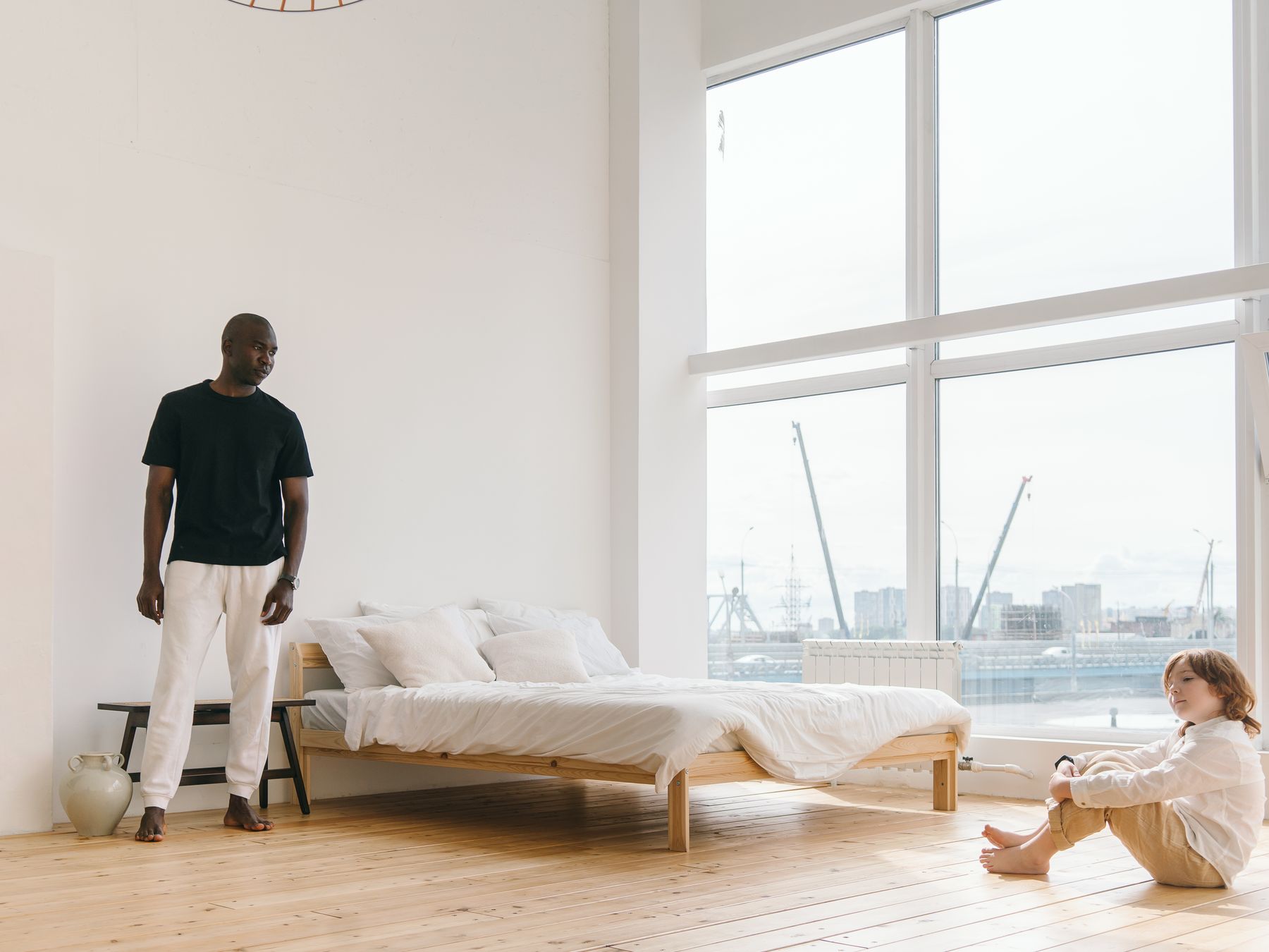 Polbeth — professional movers carrying furniture on a house move