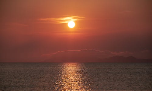 Free stock photo of beach background, beach sunset, sunset Stock Photo