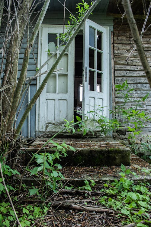 Бесплатное стоковое фото с дверь, Заброшенное здание, заброшенный