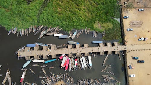 Photos gratuites de à quai, bateaux, bois