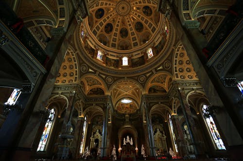 Free The Interior of the Basilica of Saint Josaphat in Wisconsin Stock Photo