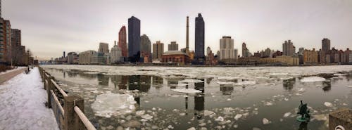 Free stock photo of east river, frozen river, iphone 5s