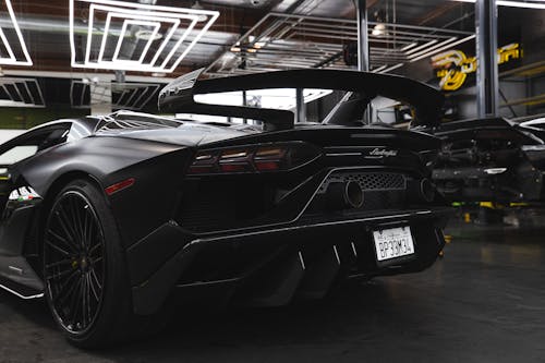 
A Parked Lamborghini Aventador SV