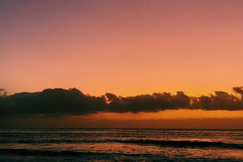 ビーチ, ビュー, 日没の無料の写真素材
