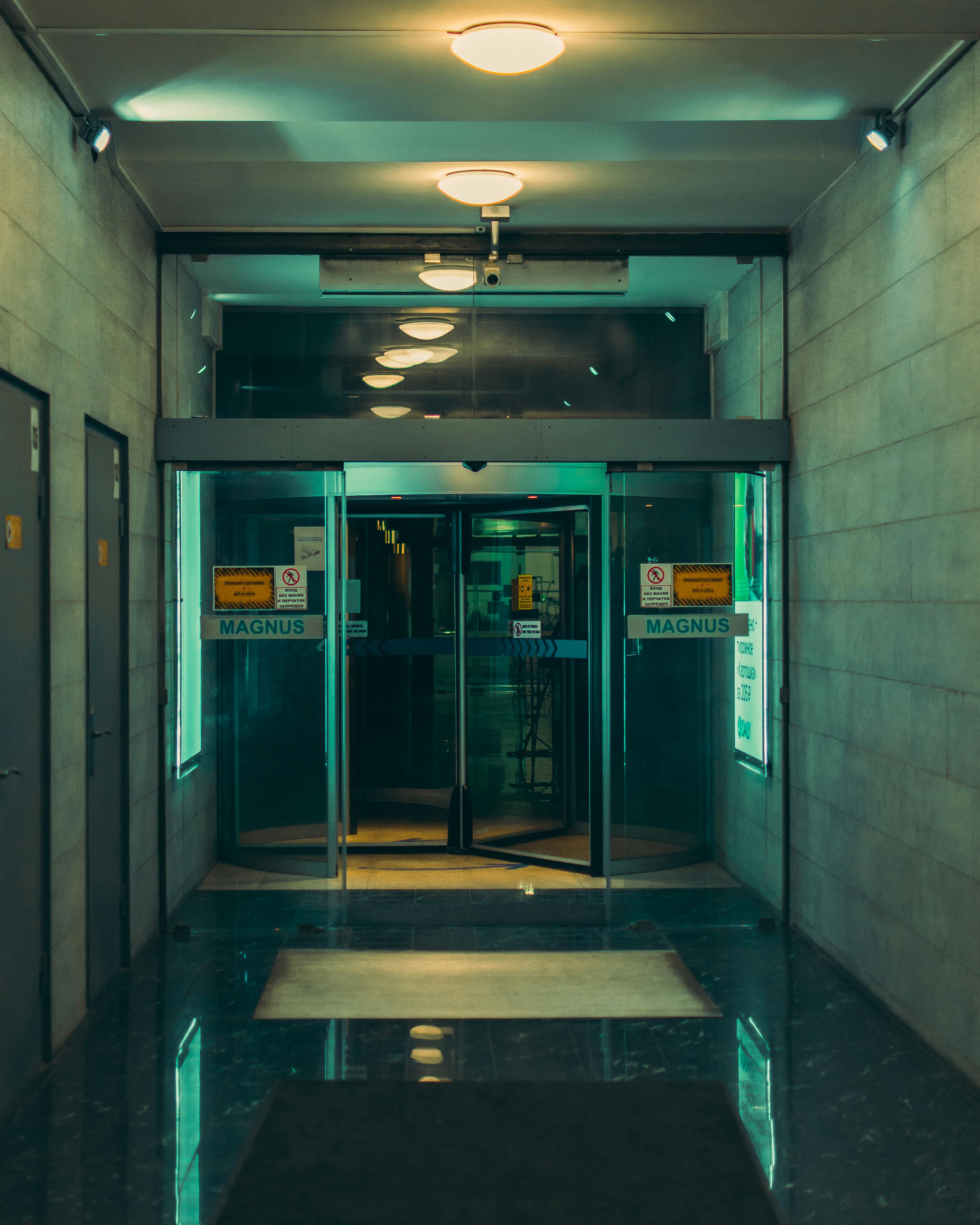 Closed Yellow Elevator Door · Free Stock Photo