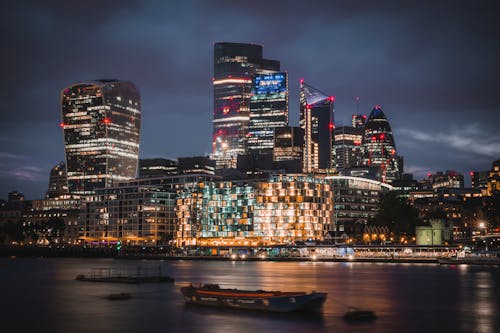 City Buildings at Night