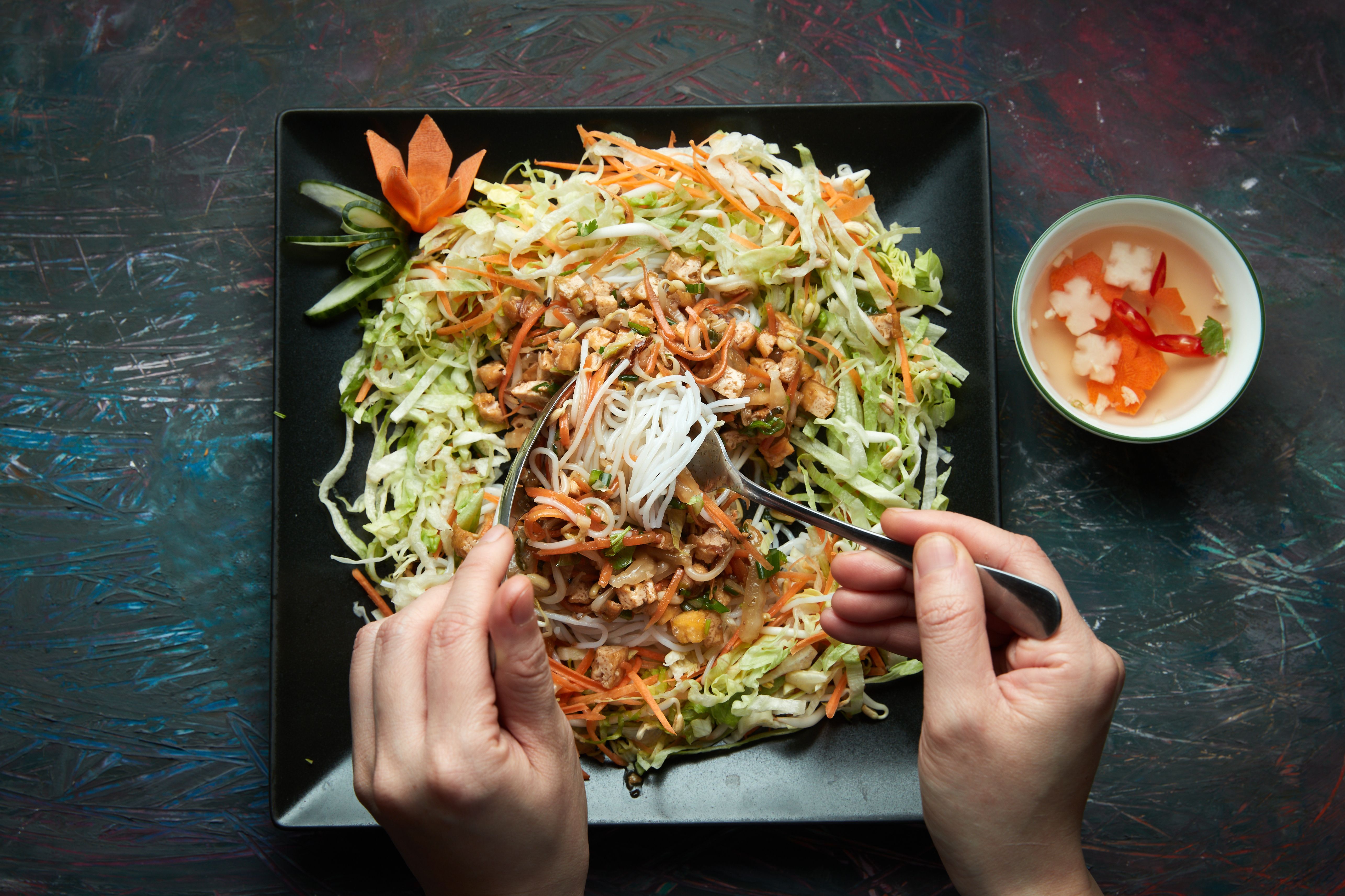 Spicy Khao Soi and Crushed Peanut