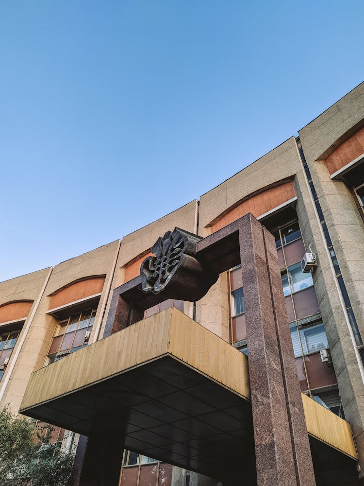 Building Exterior Of The Institute Of Chemistry And Physics Of Polymers Of The Academy Of Sciences Of The Republic Of Uzbekistan