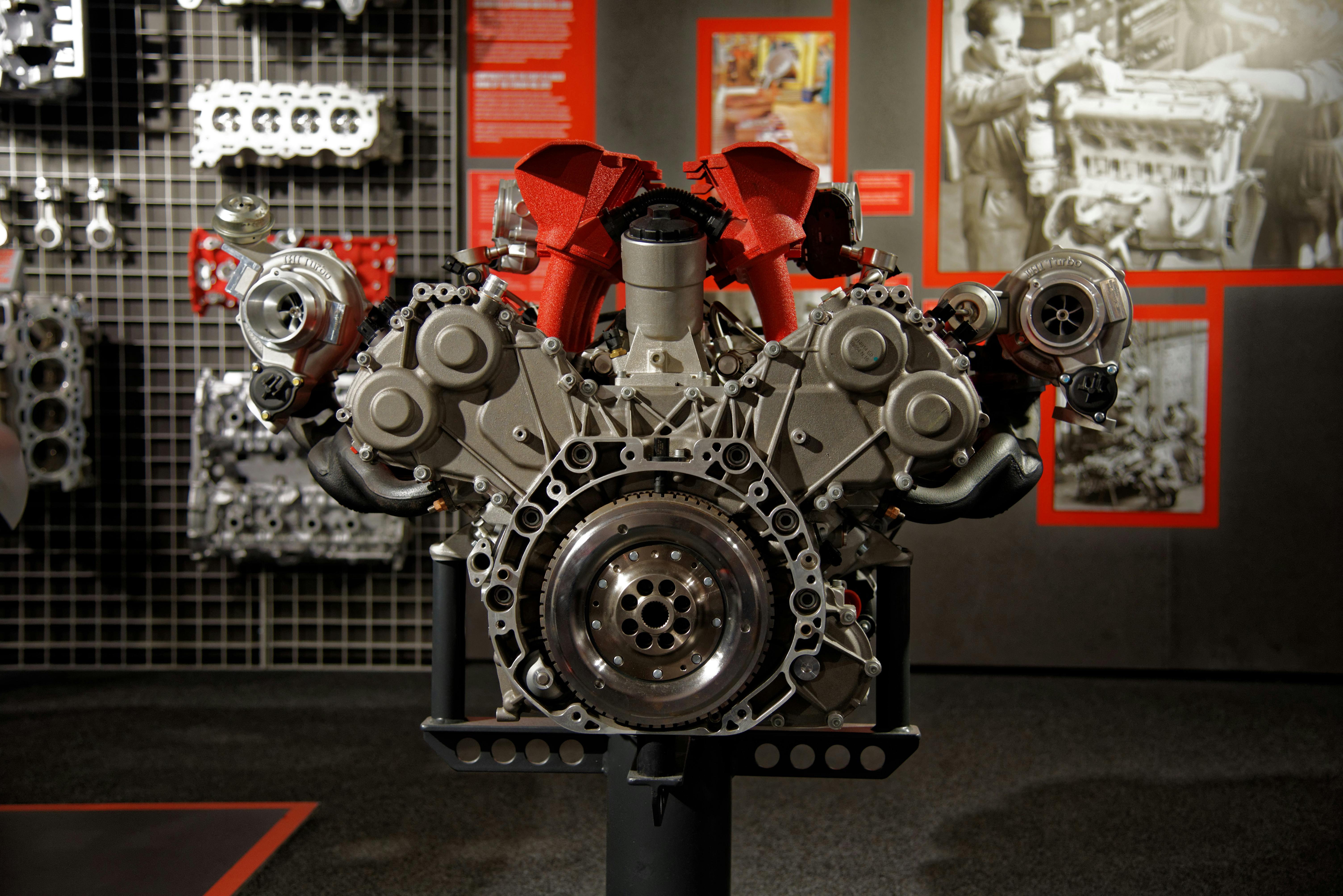 Free stock photo of Ferrari, Ferrari Engine, motor