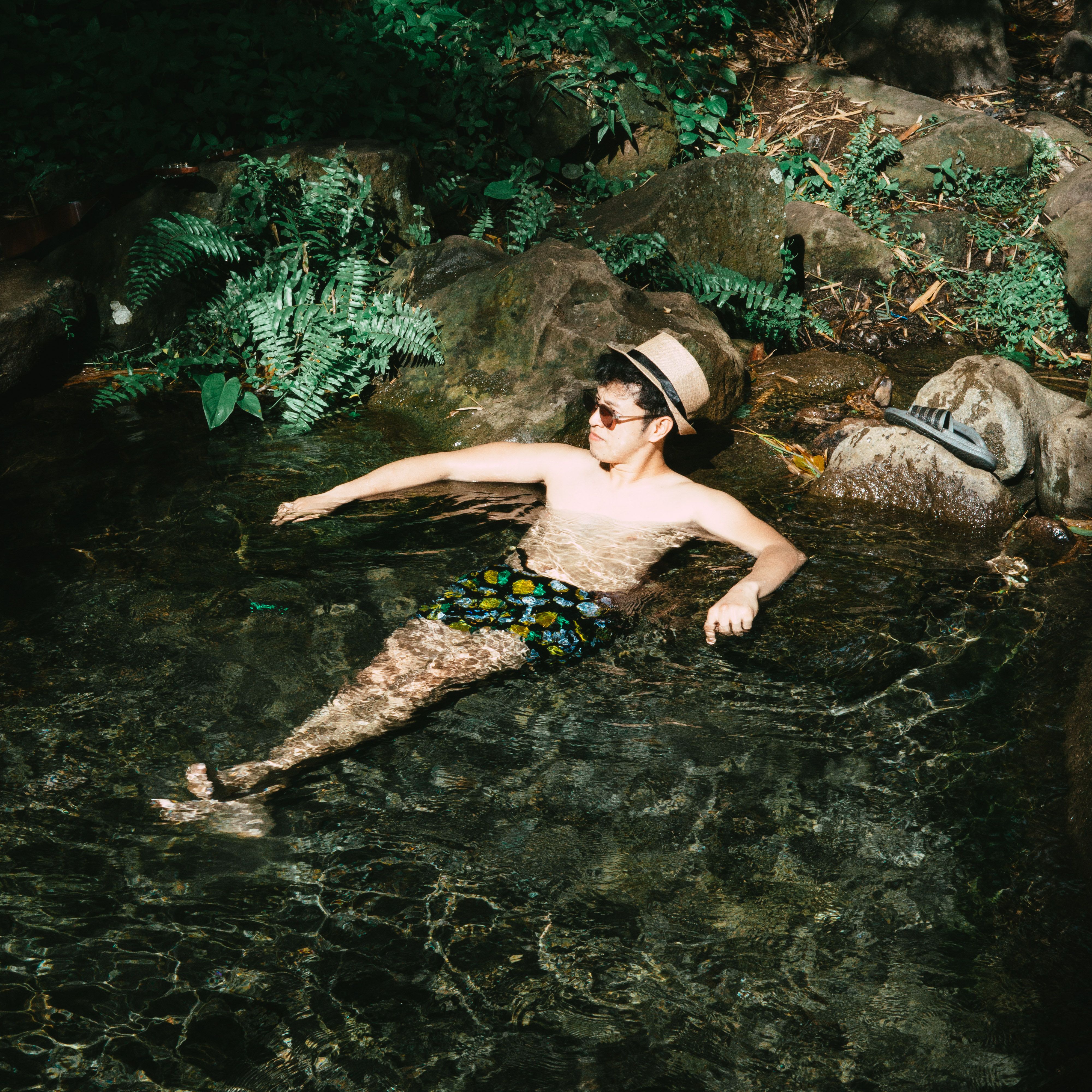 Man Enjoying the Natural Spring Fresh Water · Free Stock Photo