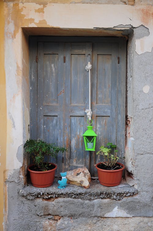 Pots by the Wooden Window 