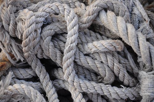 Close-up of White Rope