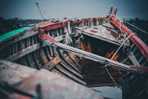 Free Decaying Boat  Stock Photo