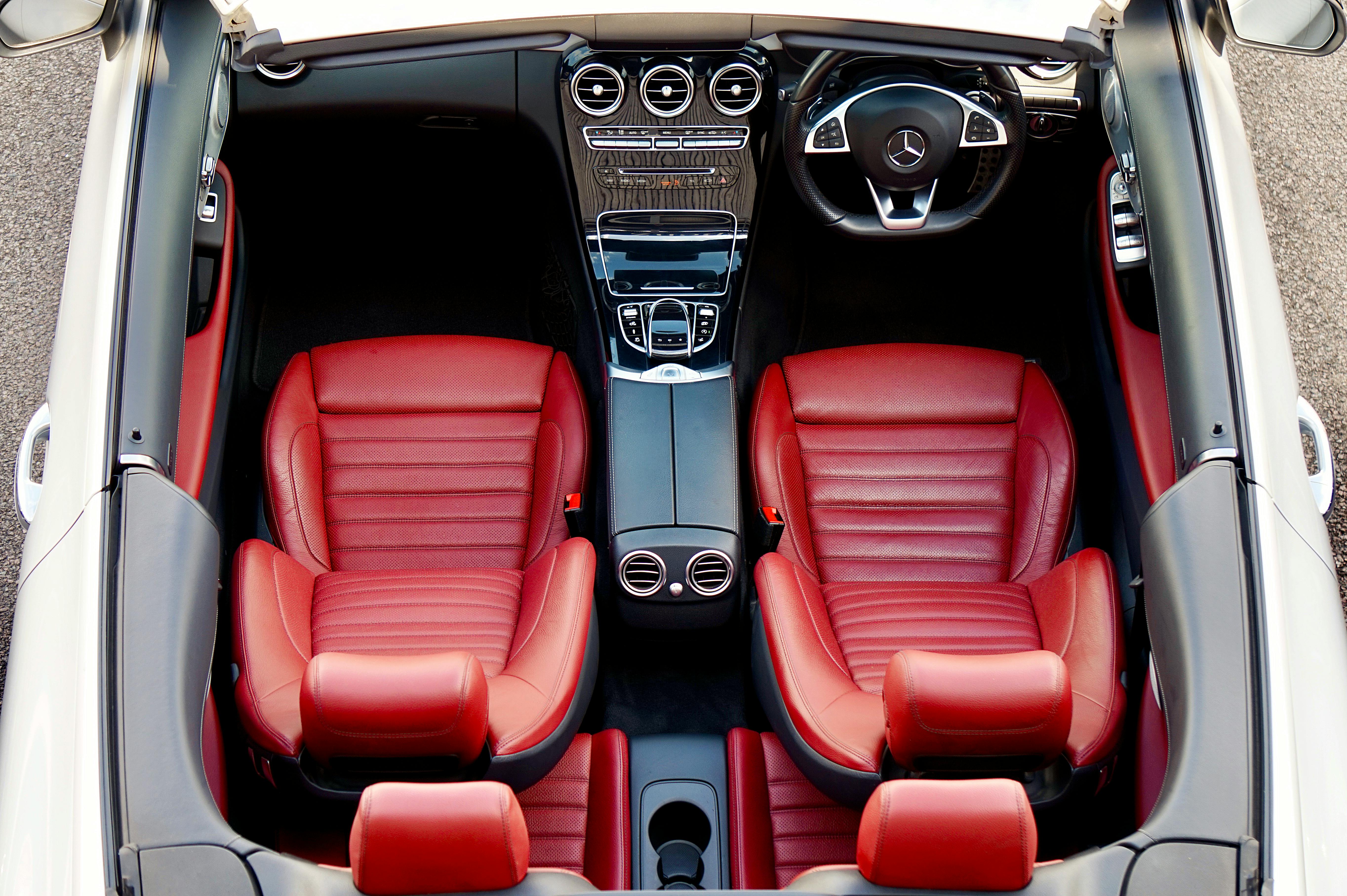 Mercedes Car with Red Seats · Free Stock Photo