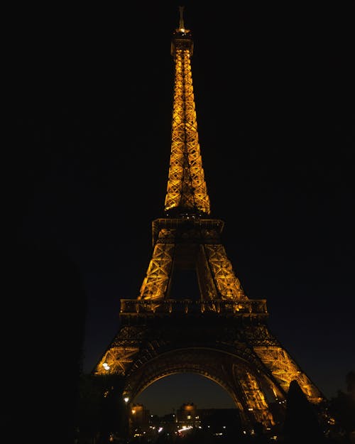 Eiffel Tower in Paris during Night Time
