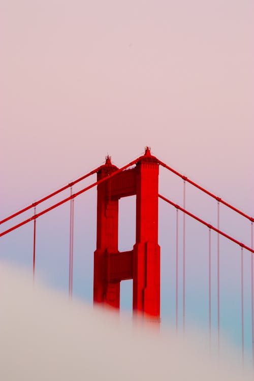 Fotobanka s bezplatnými fotkami na tému červená, Golden Gate Bridge, Most Golden Gate