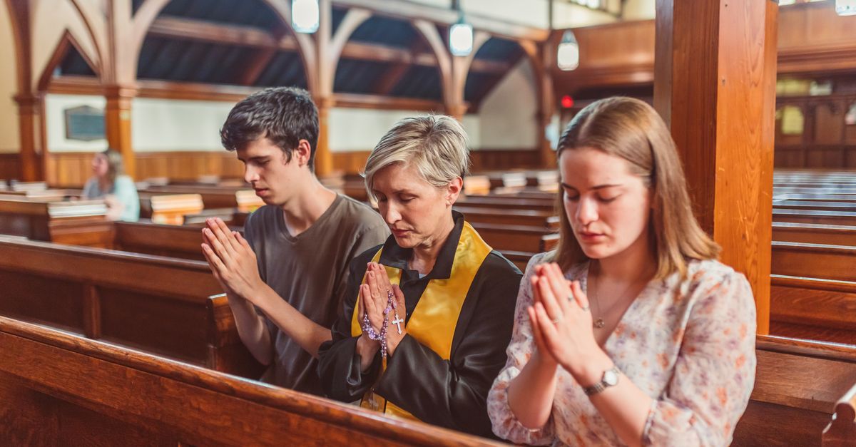 People Praying Inside The Church Free Stock Photo people-praying-inside-the-church-free-stock-photo