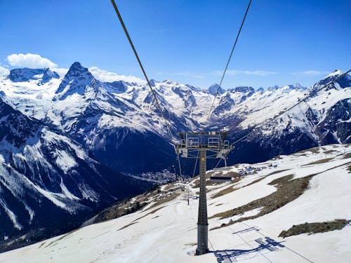 山頂風光, 滑雪勝地, 環境 的 免費圖庫相片