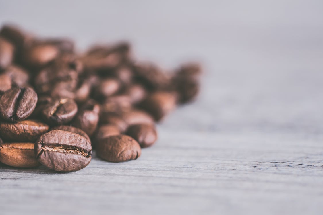 Free Coffee Beans Closeup Photography Stock Photo