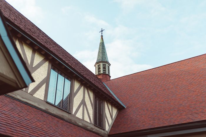 Shingle installation close-up