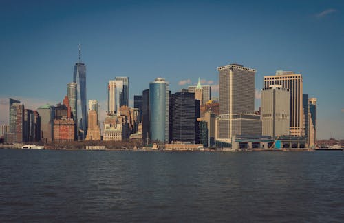 city_skyline, NY, ウォーターフロントの無料の写真素材