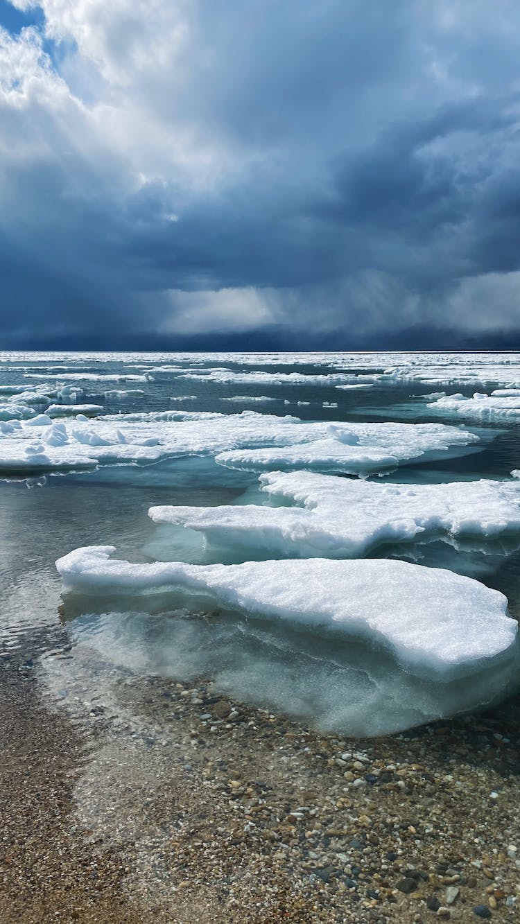 Iceberg Melting In The Arctic Ocean