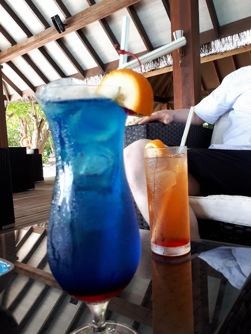 Free stock photo of blue, chilled, cocktail drink