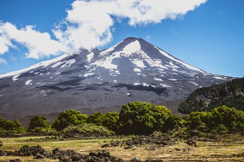 Montaña Rodeada De árboles