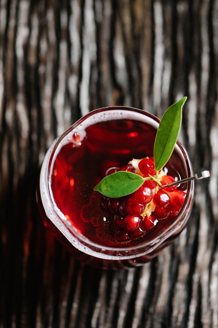 Pomegranate Juice In A Glass