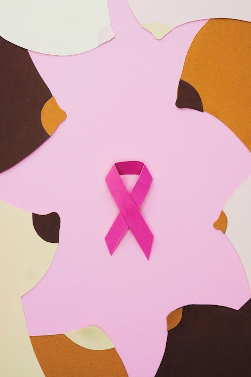 关注乳腺癌, 垂直拍摄, 插圖 的 免费素材图片
