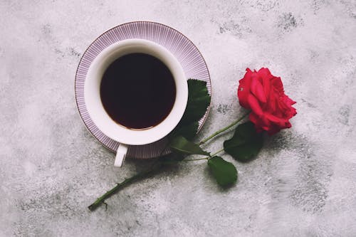 Foto profissional grátis de café, flatlay, flatlay café da manhã