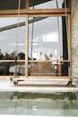 Brown Wooden Table and Chairs Near Window