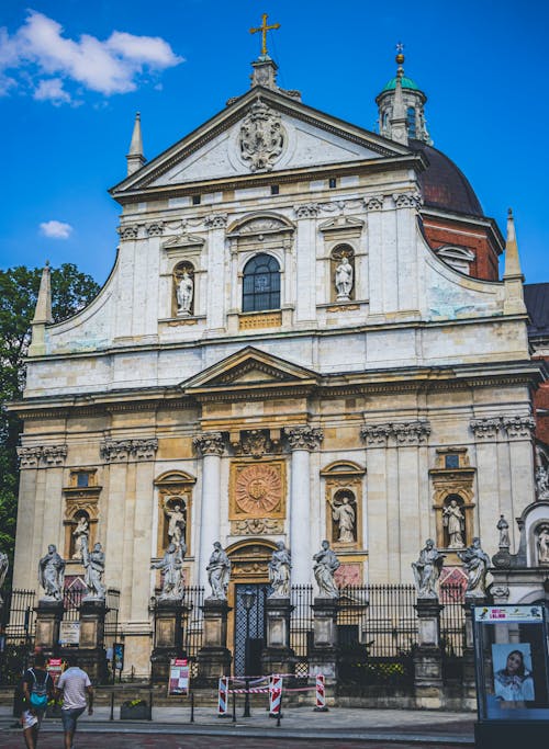 Free stock photo of baroque, church, facade
