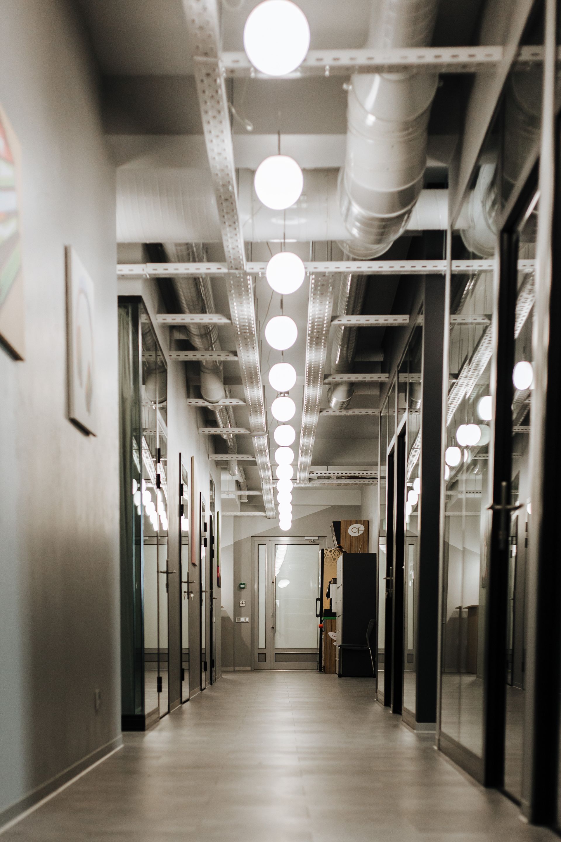 Modern office corridor