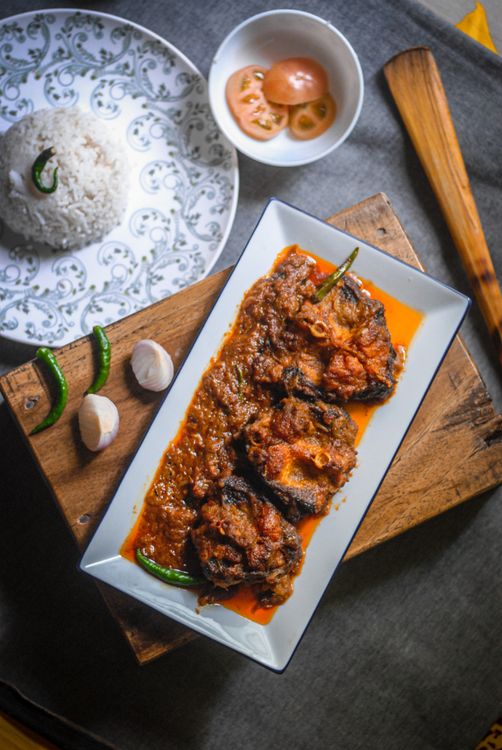 Photo of Food on White Rectangle Plate ยท Free Stock Photo