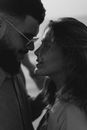 Man and Woman Kissing Each Other