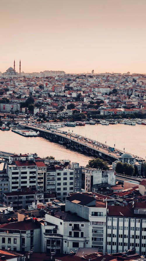 Kostenloses Stock Foto zu drohne erschossen, gebäude, istanbul