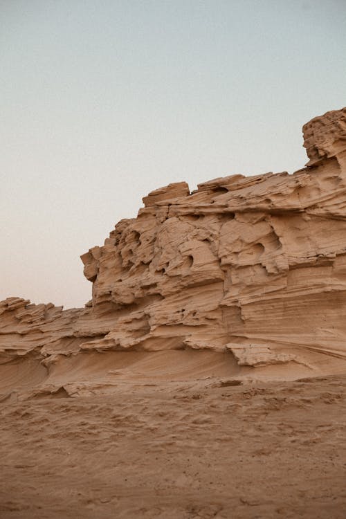 Základová fotografie zdarma na téma modrá obloha, písek, poušť