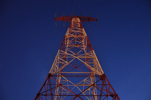 免费 低角度拍攝, 傍晚天空, 傳輸塔 的 免费素材图片 素材图片