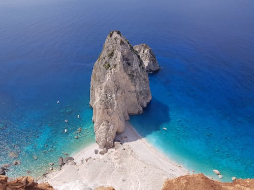 Gratis stockfoto met blauw water, Griekenland, klif