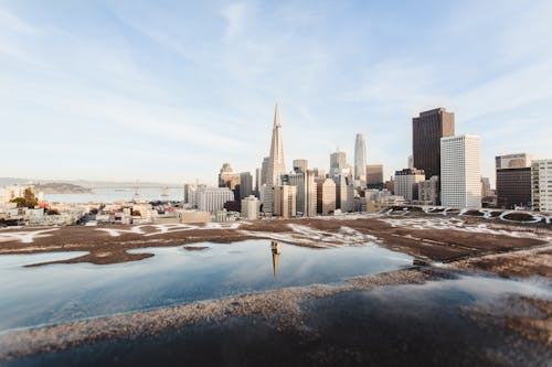 San Francisco Buildings By Bay, California, USA